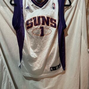 adidas Purple and White Suns Kids Jersey
